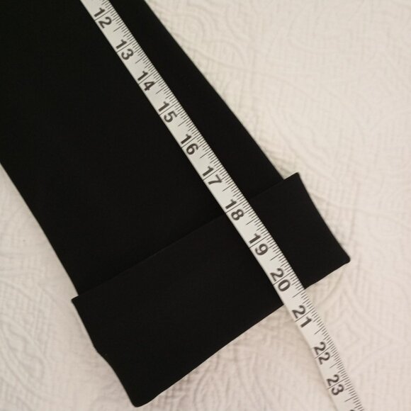 Joseph Ribkoff Black Laser-Cut Asymmetrical Jacket Button Detail Womens Size 6 - Picture 10 of 11